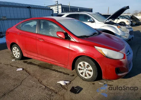 2015 Hyundai Accent Gls z USA, uszkodzony, nr VIN KMHCT4AE1FU836354
